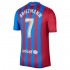 Camisola FC Barcelona Antoine Griezmann 7 Equipamento Primeiro 2021-2022 Manga Curta